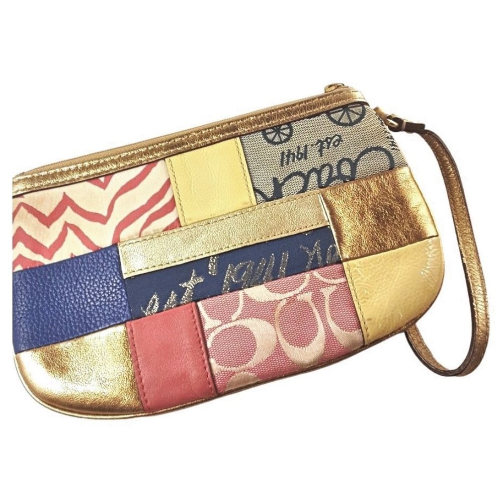 Coach Patchwork Wristlet Like New - image 1